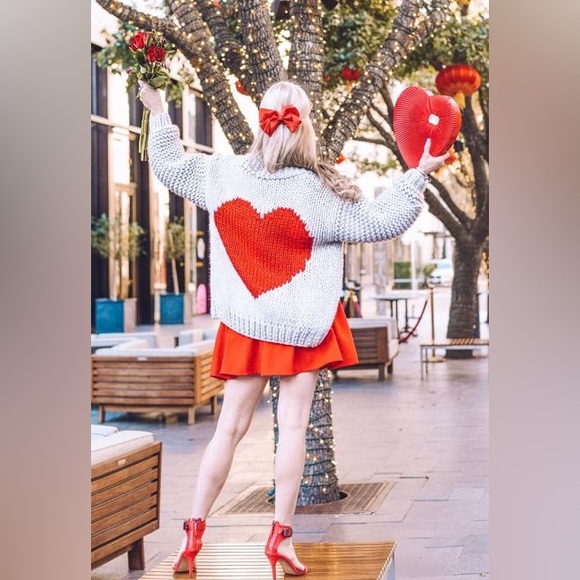 CHICWISH KEY TO MY HEART HAND KNIT CARDIGAN SWEATER - Picture 2 of 11